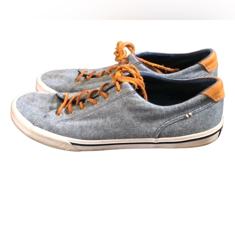 Sperry Top Sider Striper ll CVO Gingham Men's Size 12 Navy Sneaker STS18298